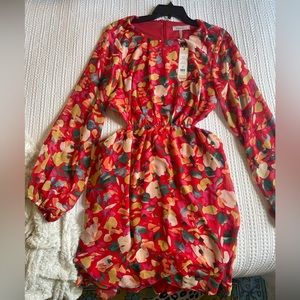 NWT: BCBG cut out dress